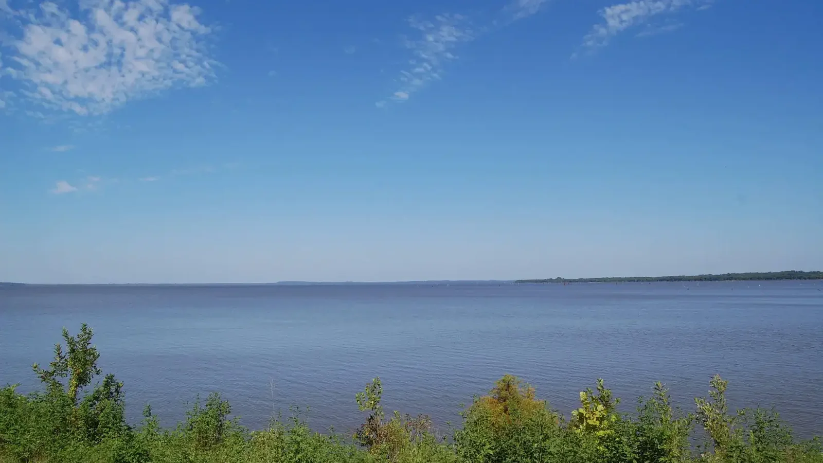 Lakefront view