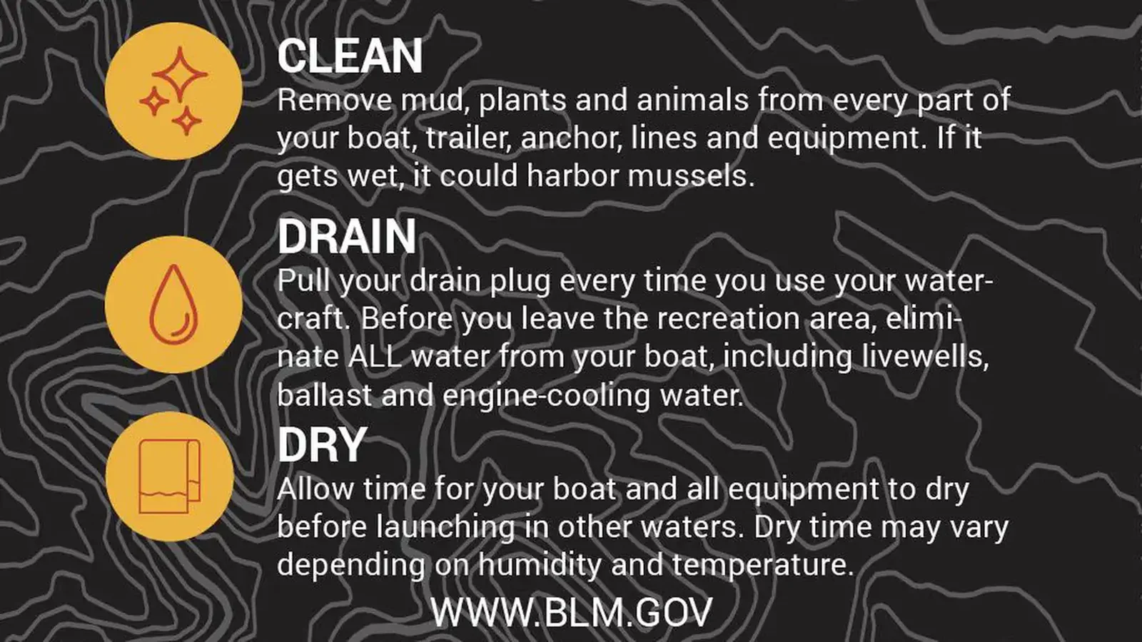 Clean, Drain, & Dry