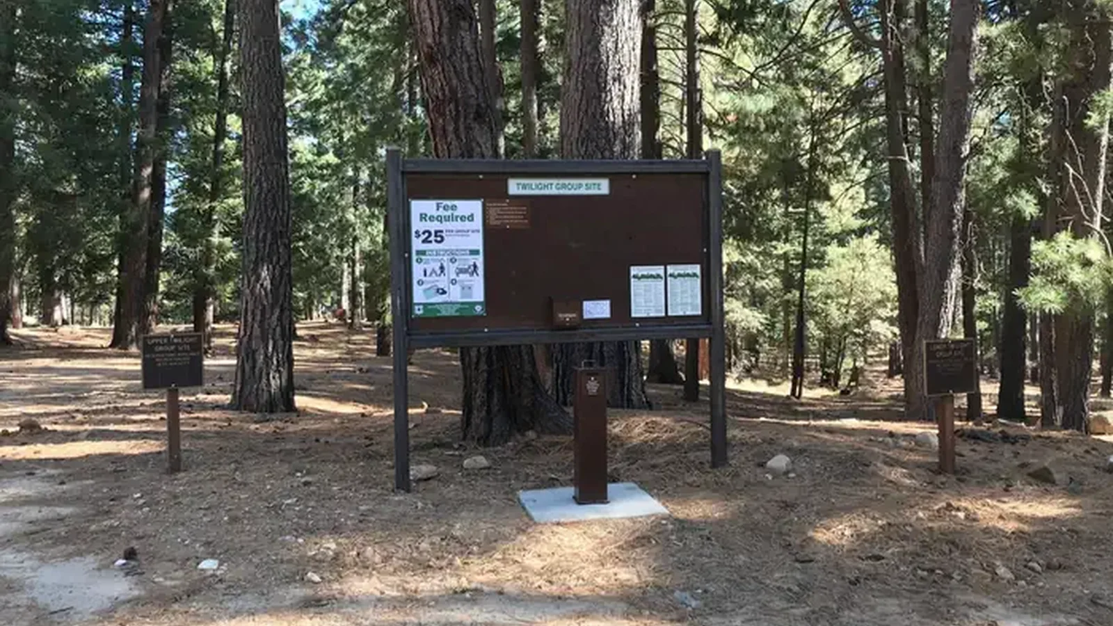 Twilight Fee Board and Reservation Signs