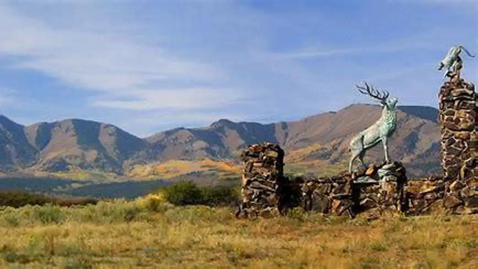 Brass Scupltures near Abajo Moutains