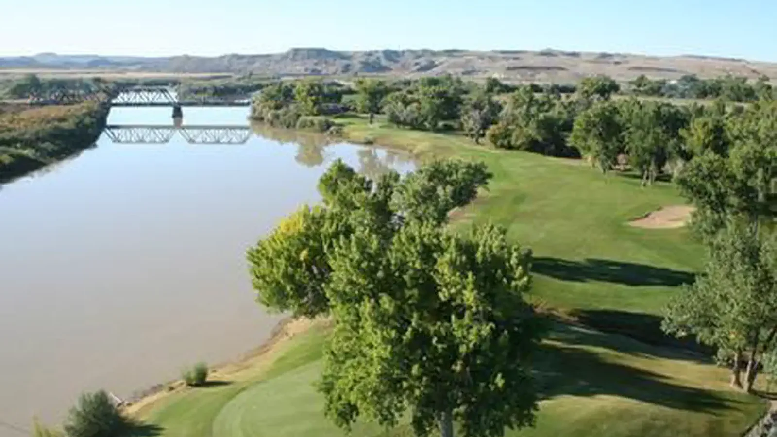 Aerial of Golf Course at Green River