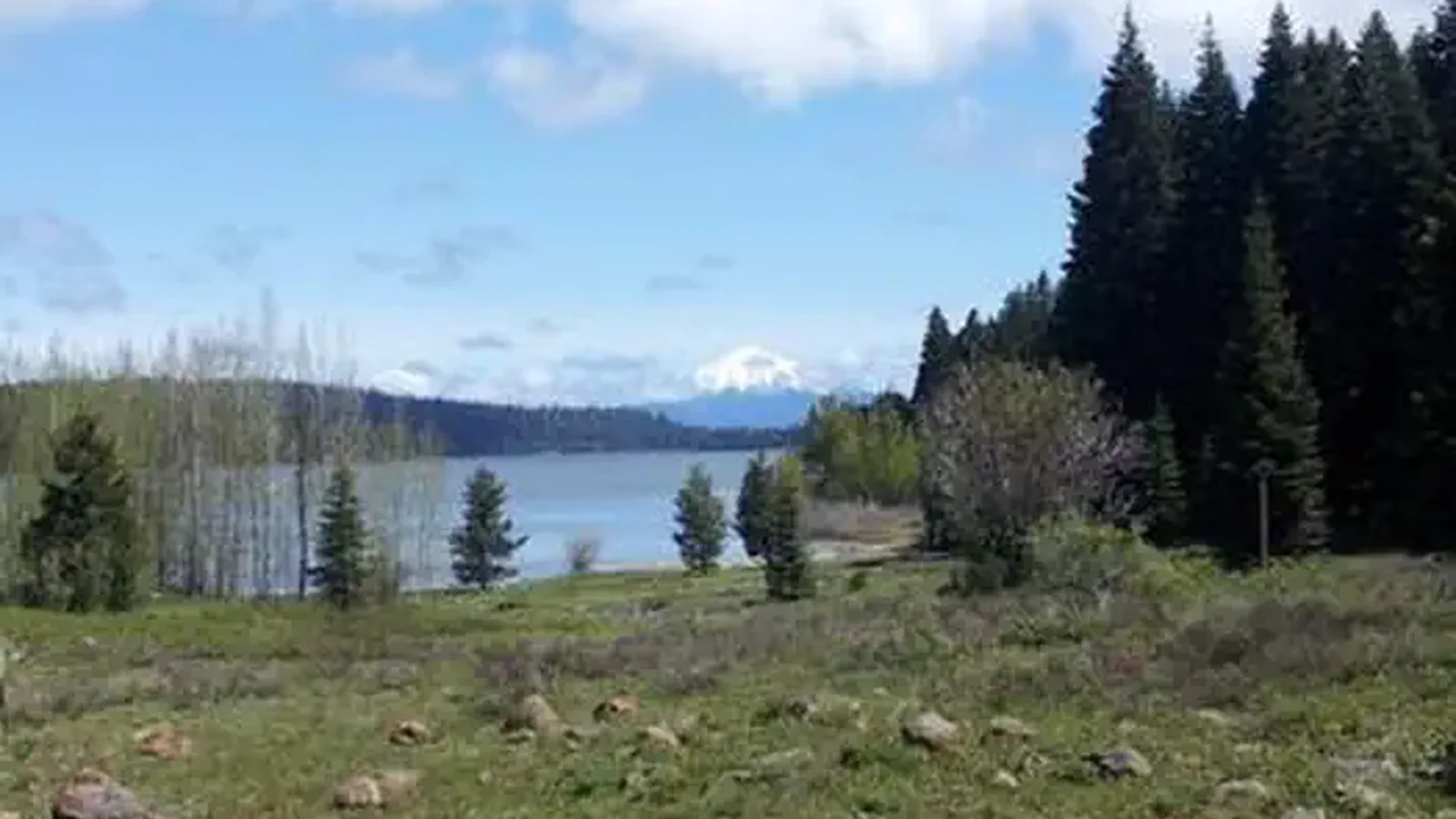 View of Hyatt Lake and Mt. McLoughlin