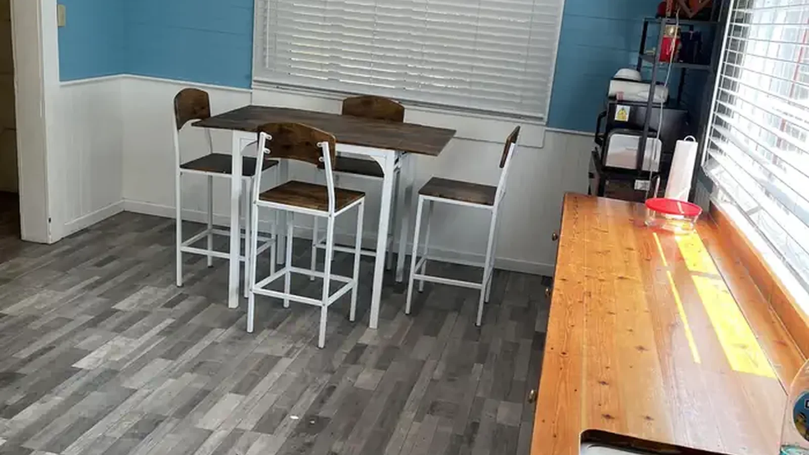 New dining table and chairs