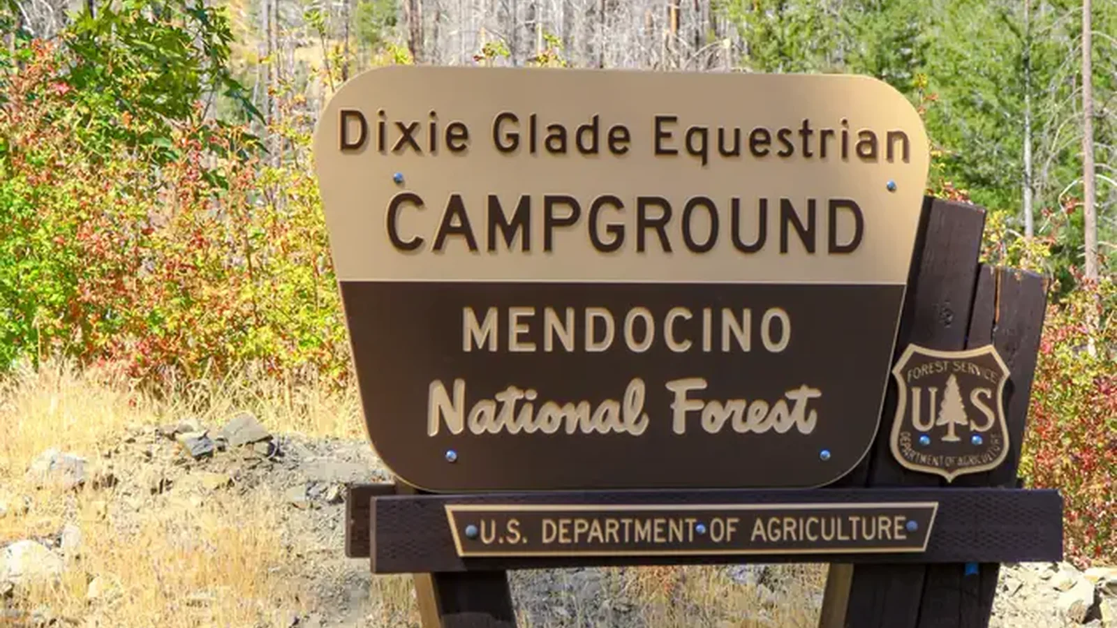 Dixie Glade Equestrian Campground, Mendocino National Forest, U.S. Department of Agriculture