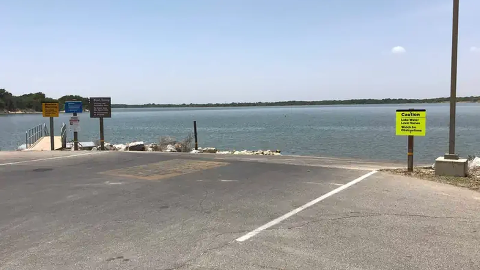 Boat ramp in Midway Park