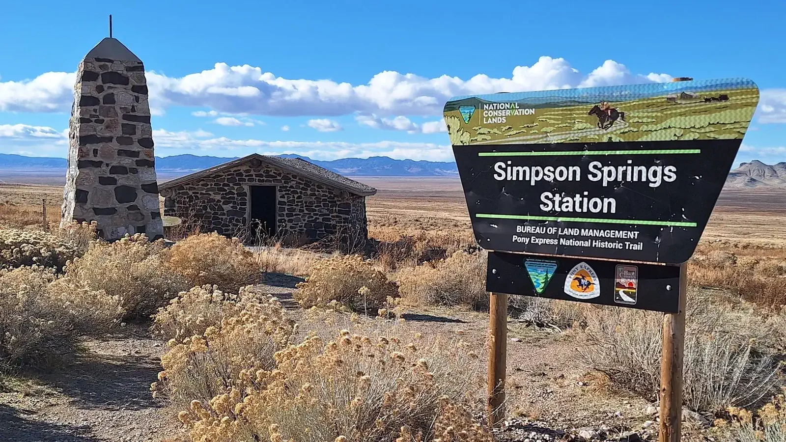Pony Express Station at Simpson Springs Campground