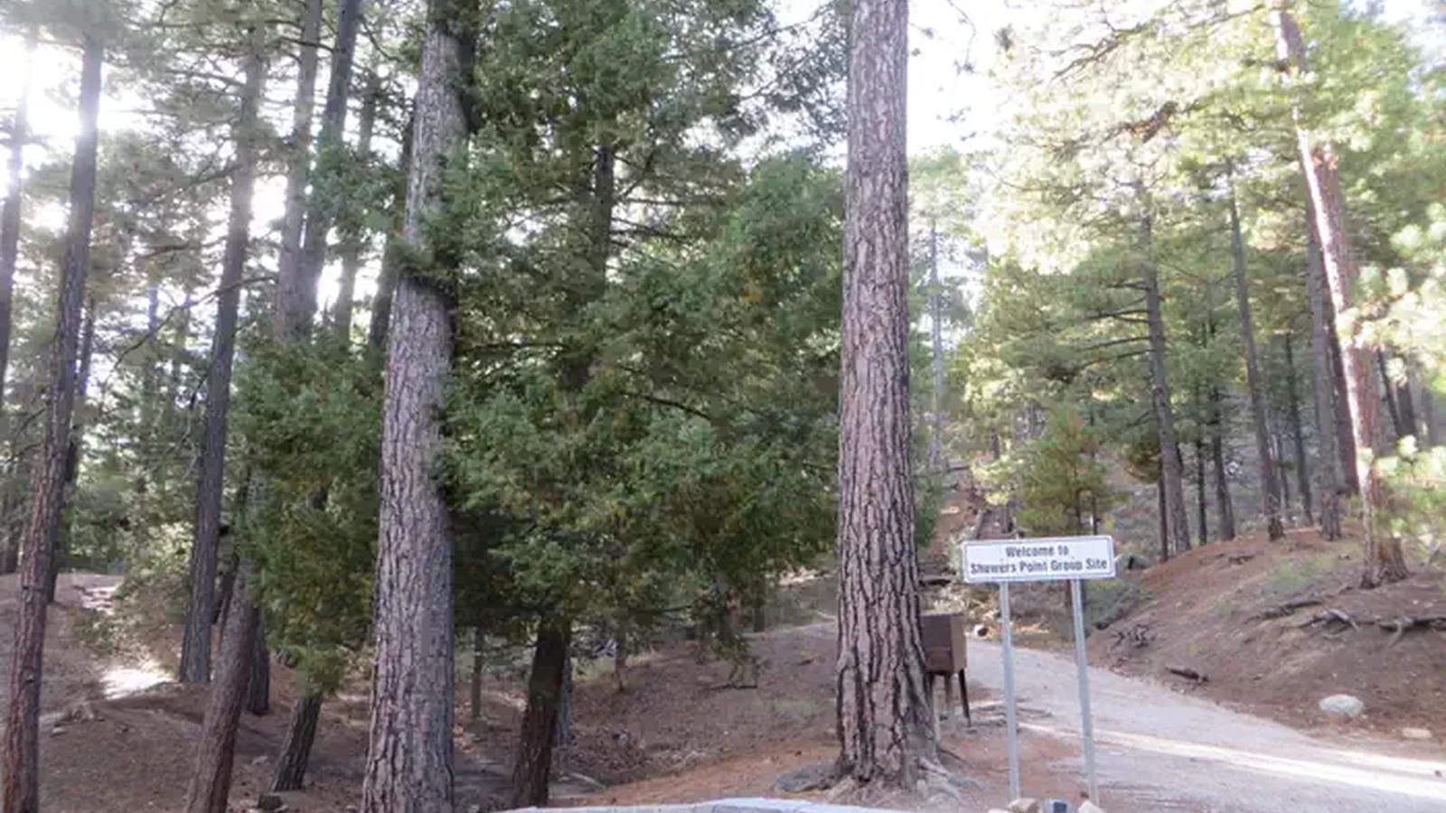 Showers Point Group Campground parking