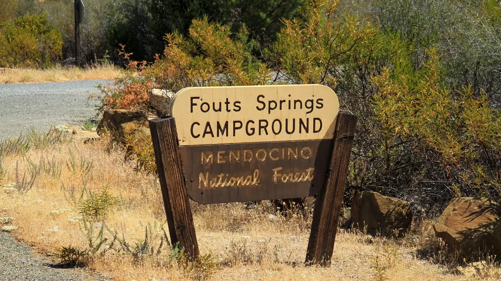 Fouts Springs Campground, Mendocino National Forest