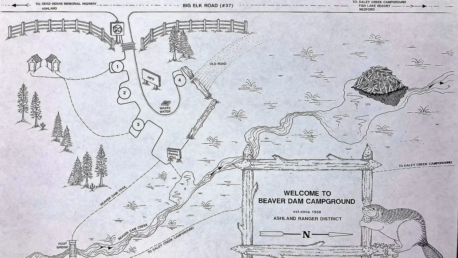 Map of Group Camp