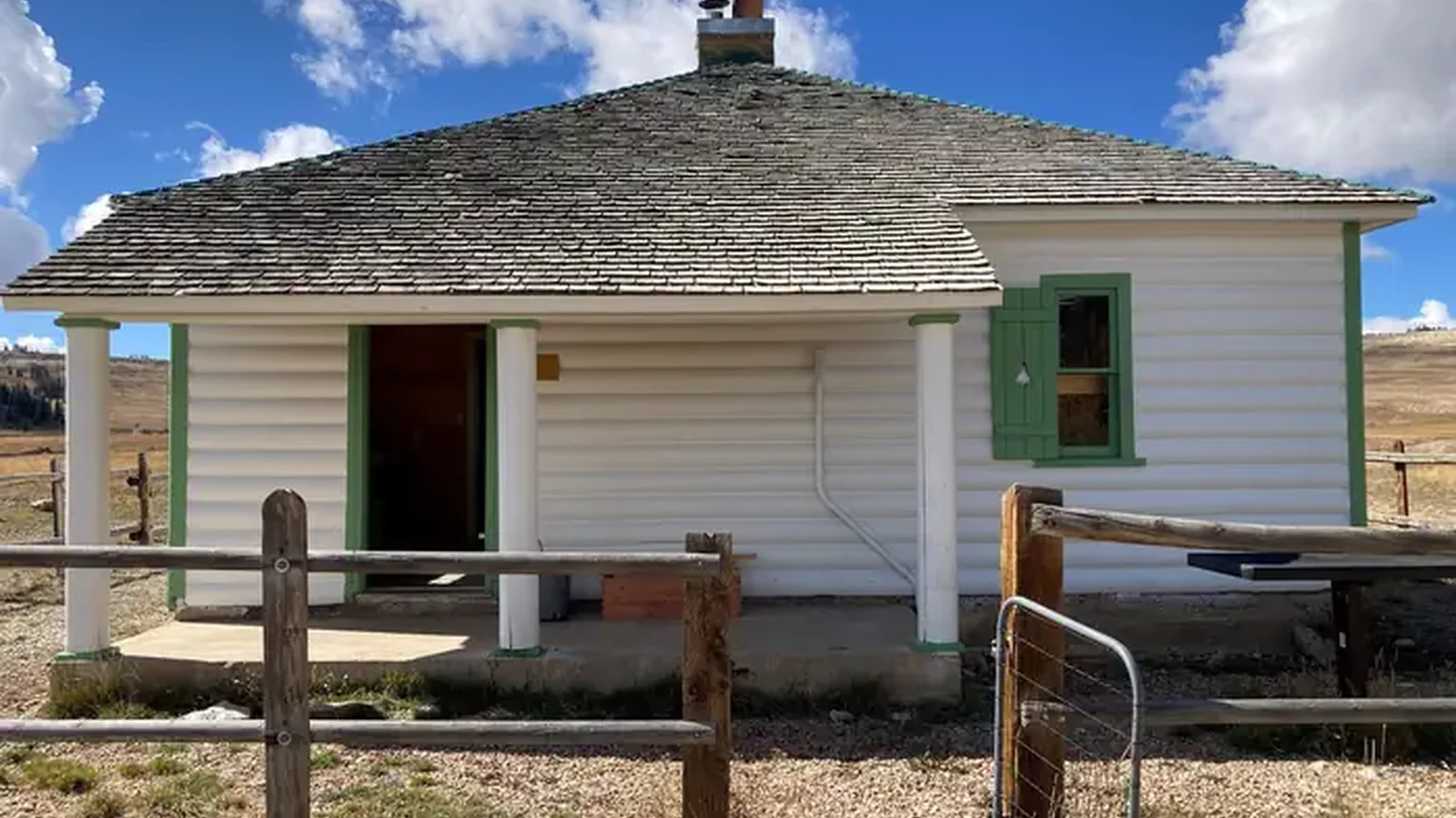 Seely Creek Guard Station Exterior Back door