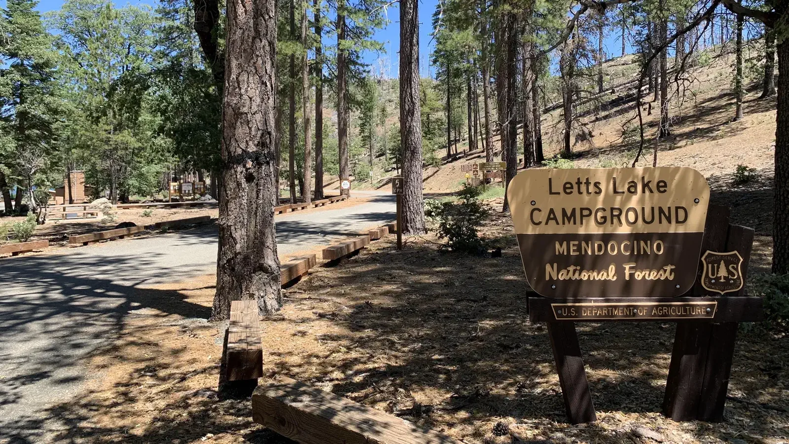 Letts Lake Campground, Mendocino National Forest, U.S. Department of Agriculture