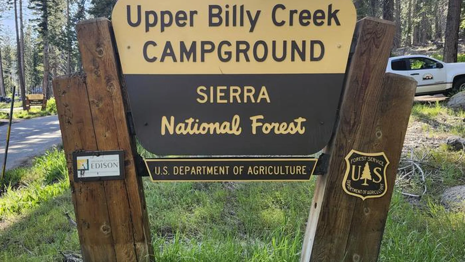 Upper Billy Creek Campgrounds has amazing lake views of Huntington Lake.