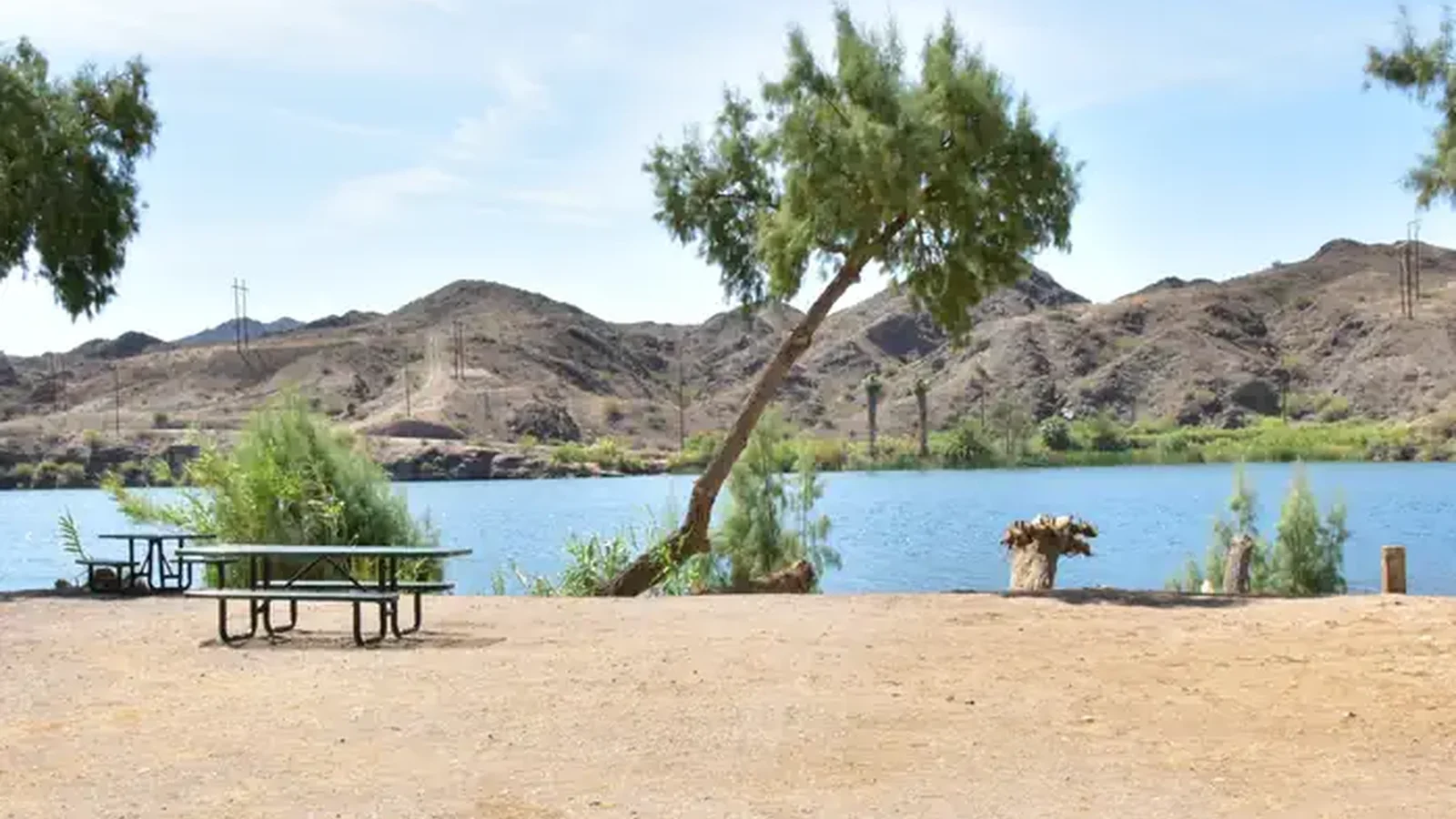 Riverfront camping at Crossroads Campground