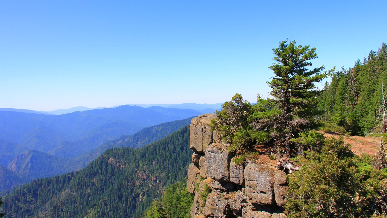 Wild Rogue Wilderness off Hanging Rock