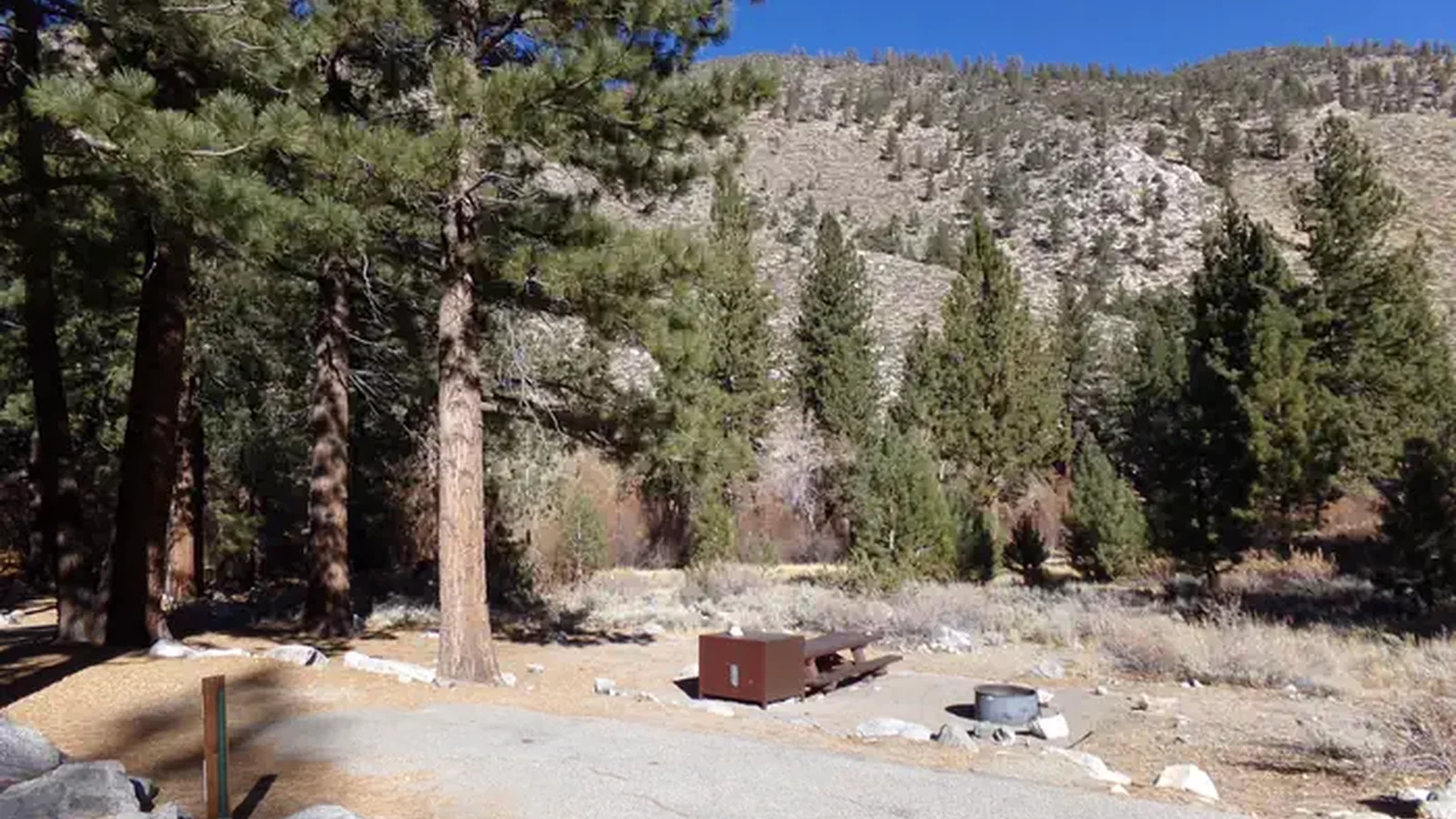 Big Pine Creek Campground campsite.