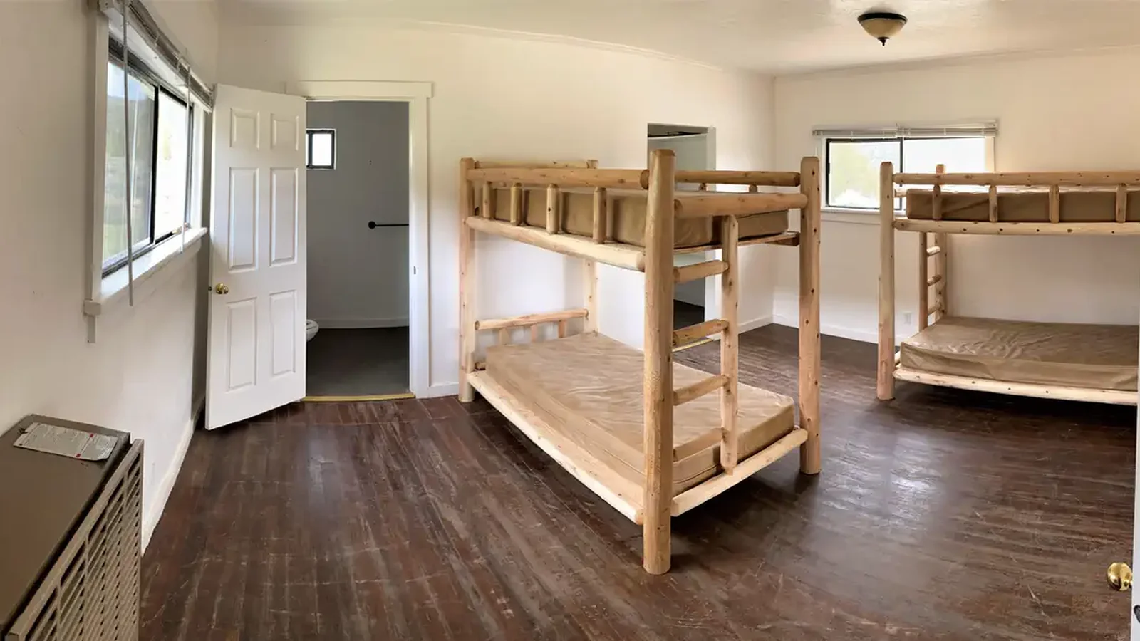 Orange Olsen Cabin Bedroom