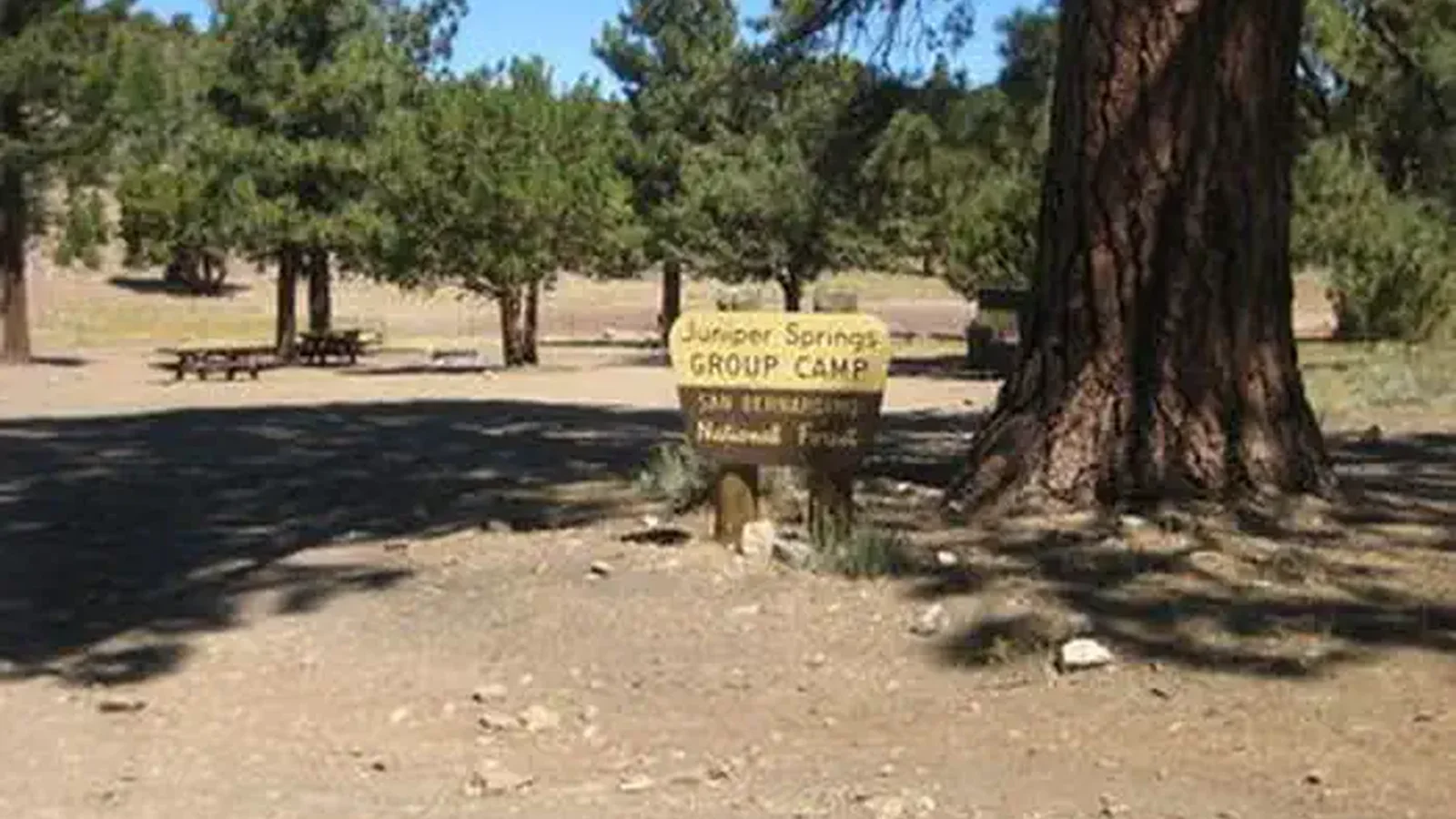 Juniper Springs Group Campground Sign