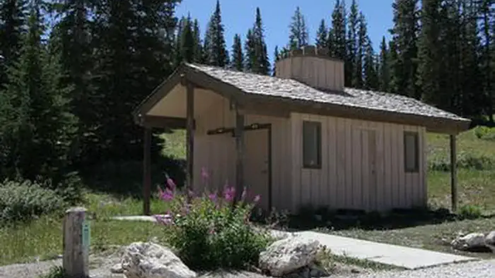 Twelve Mile Flat Campground RESTROOM