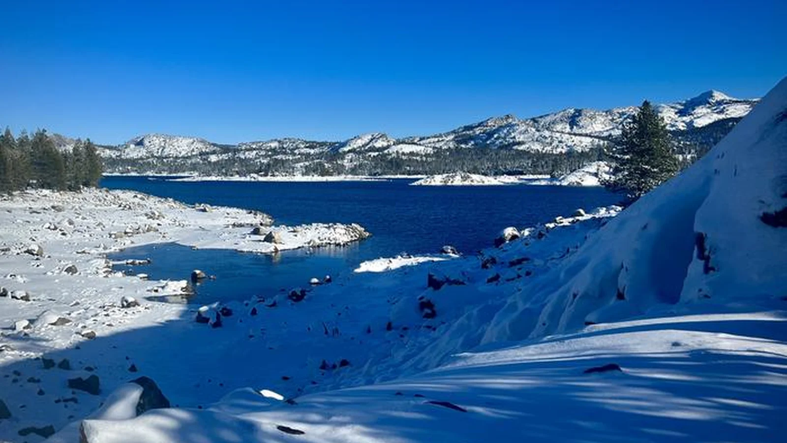 Snow at LOON LAKE