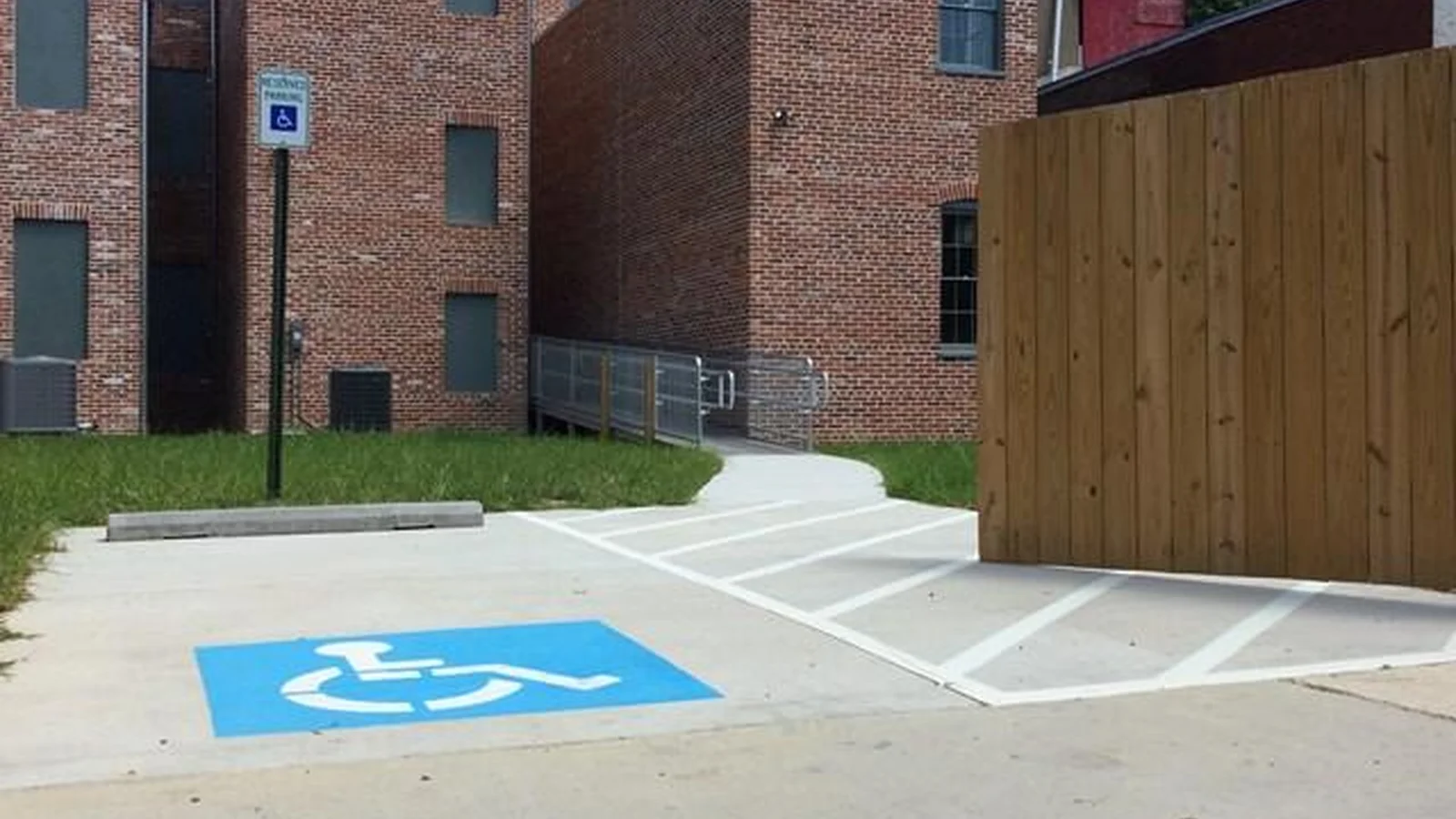 Handicapped Accessibility at the back of the Carter G. Woodson Home NHS