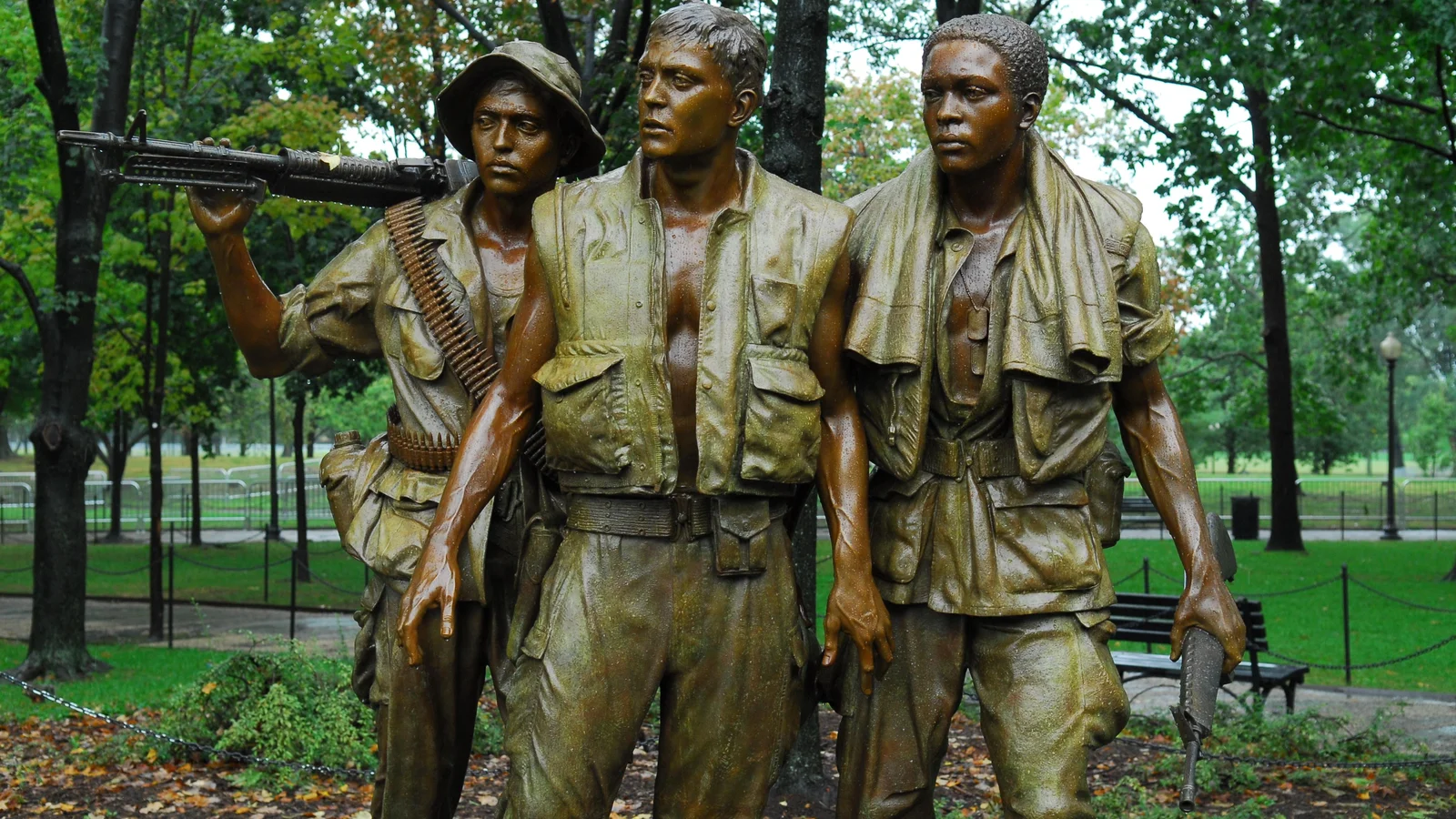 Three Servicemen Statue