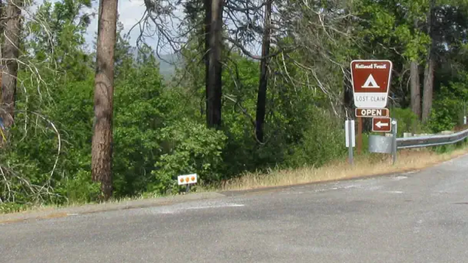 Lost Claim Campground Highway Entrance