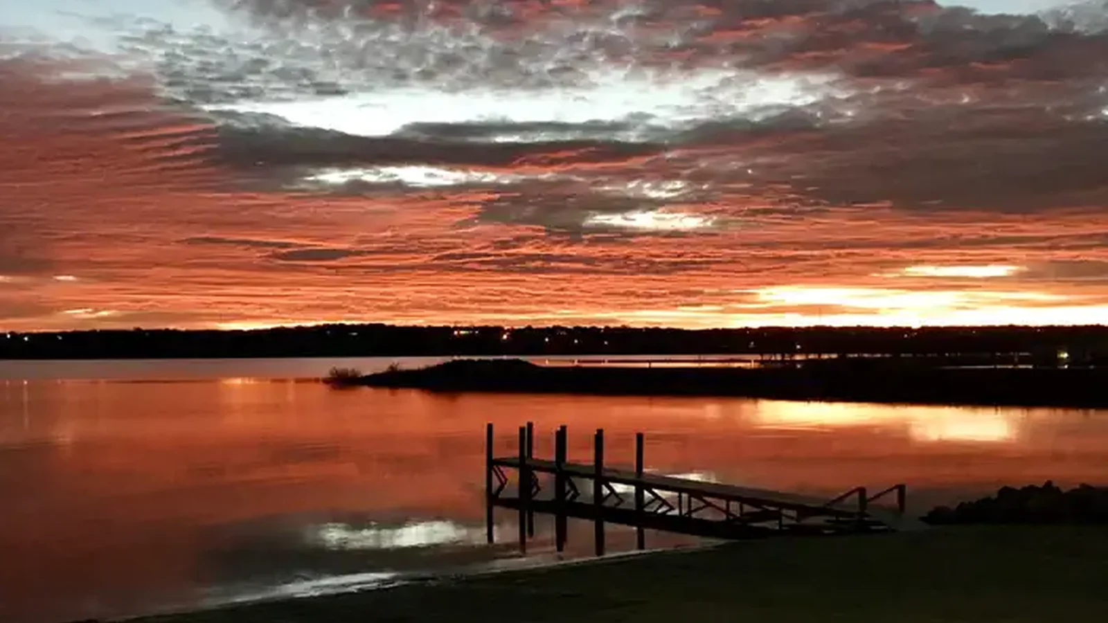 Speegleville boat ramp at sunrise