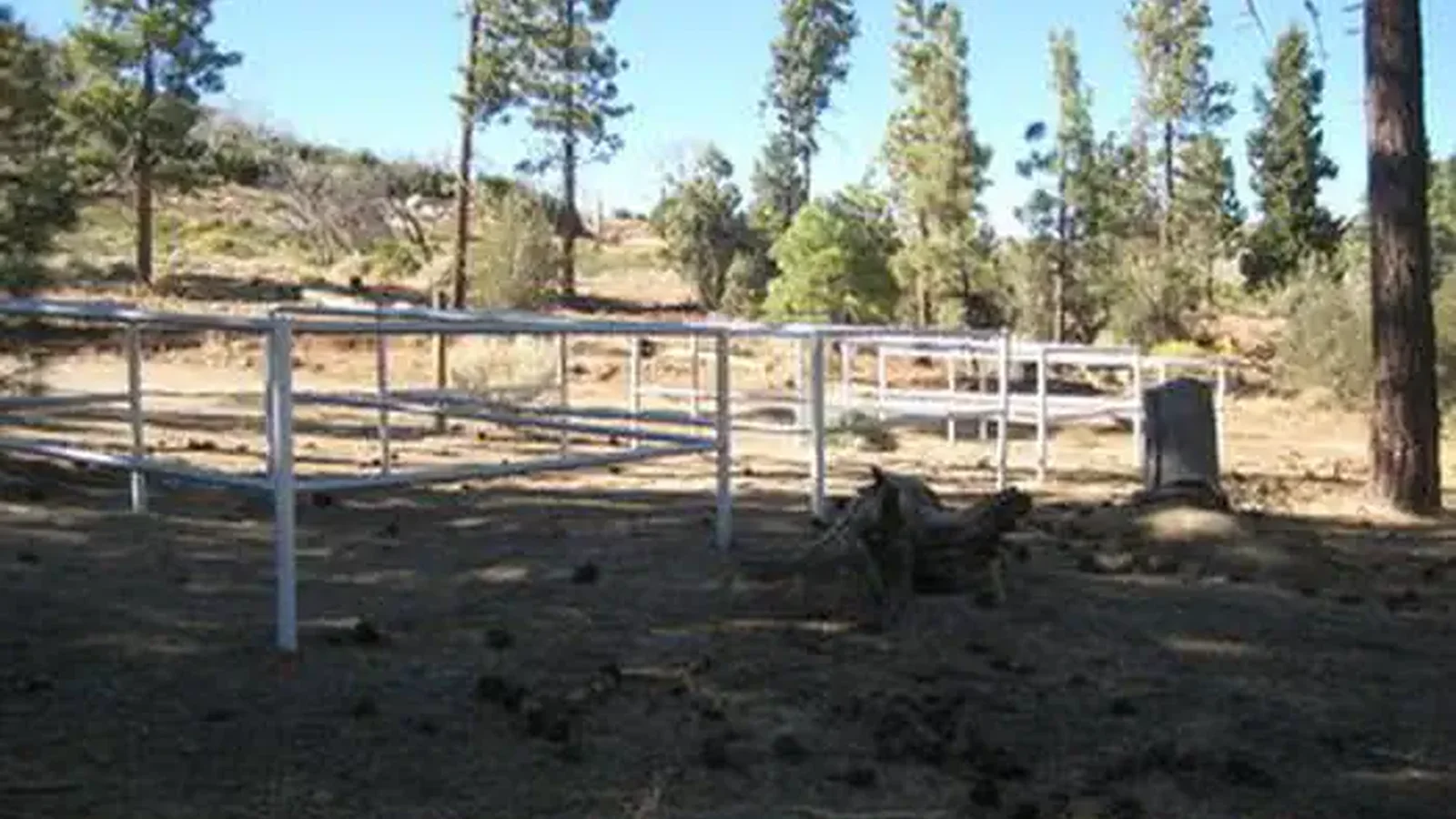 4 Horse Corrals at Big Pine Equestrian Group Campground