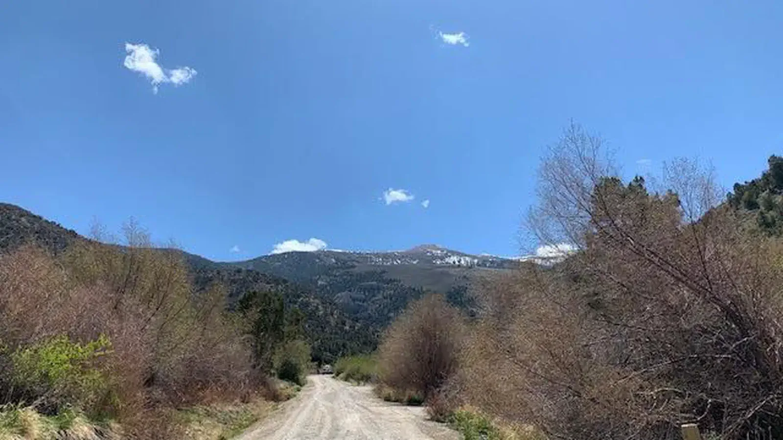 Mountain view above the campground.