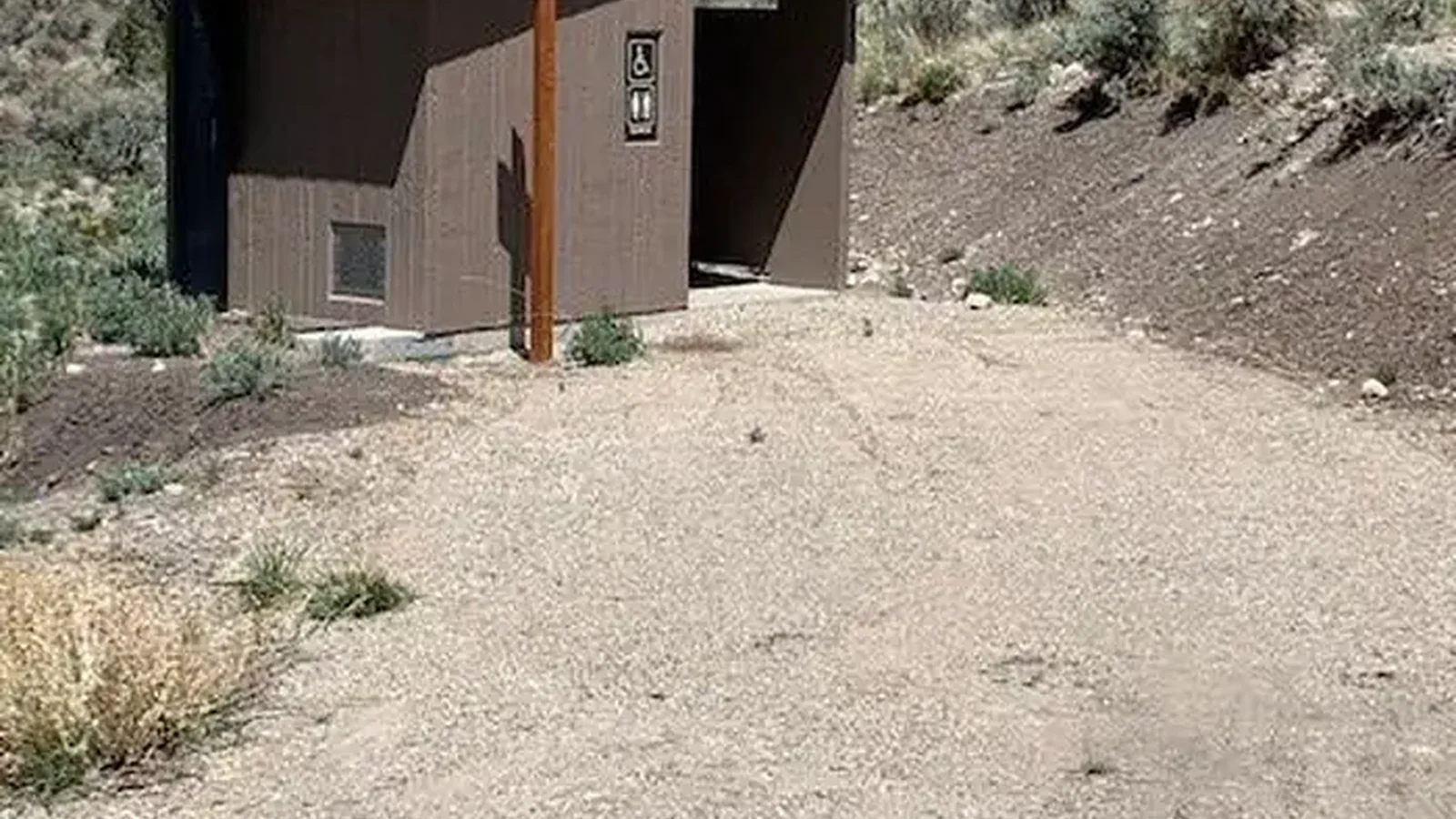 Toilets at the campground.