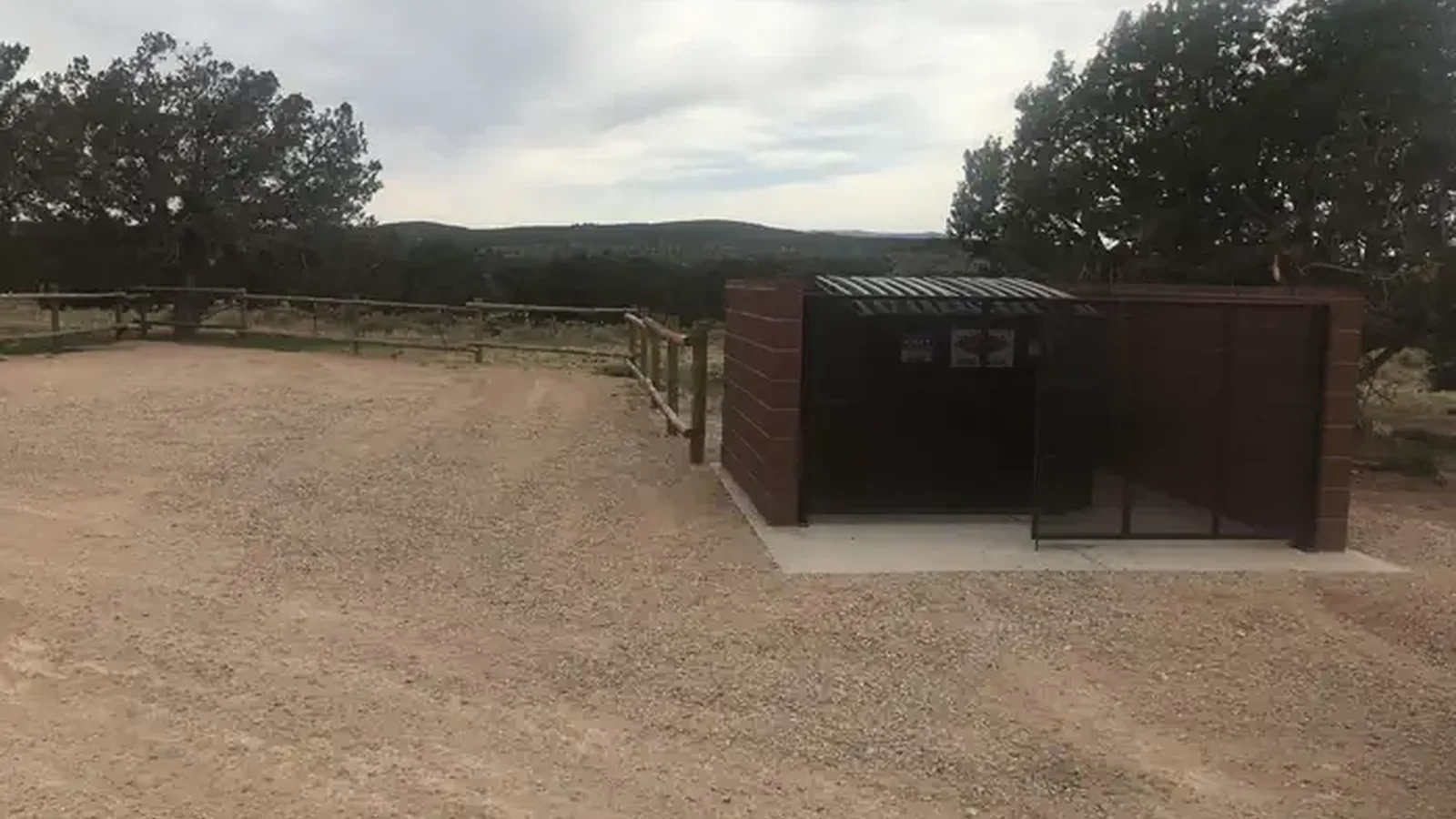 Long vehicle parking and dumpster onsite