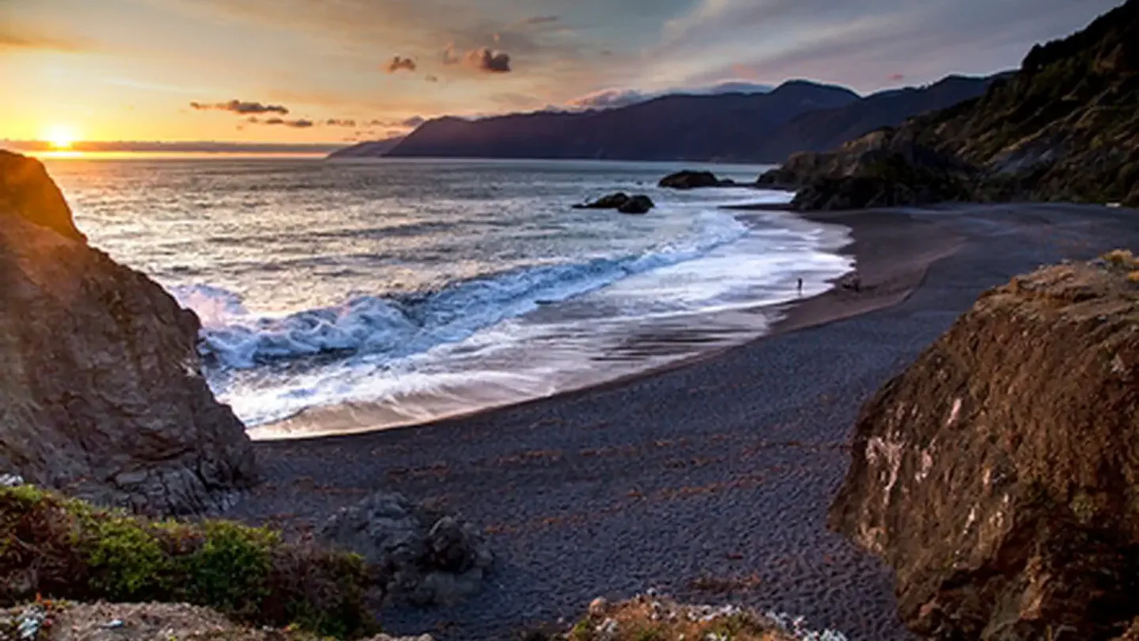 Little Black Sands Beach at King Range National Conservation Area